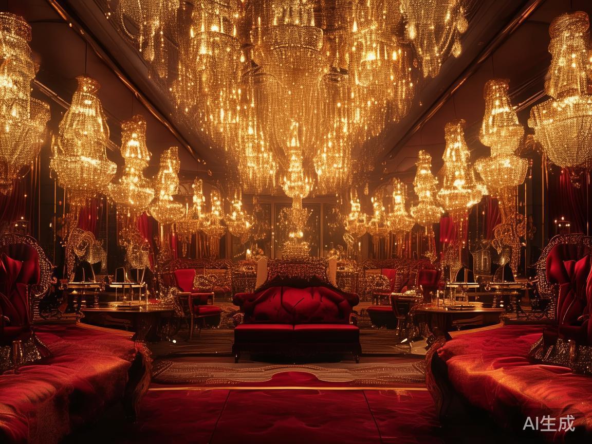 在广告设计中，皇家赌场极其重视视觉效果。高明的灯光